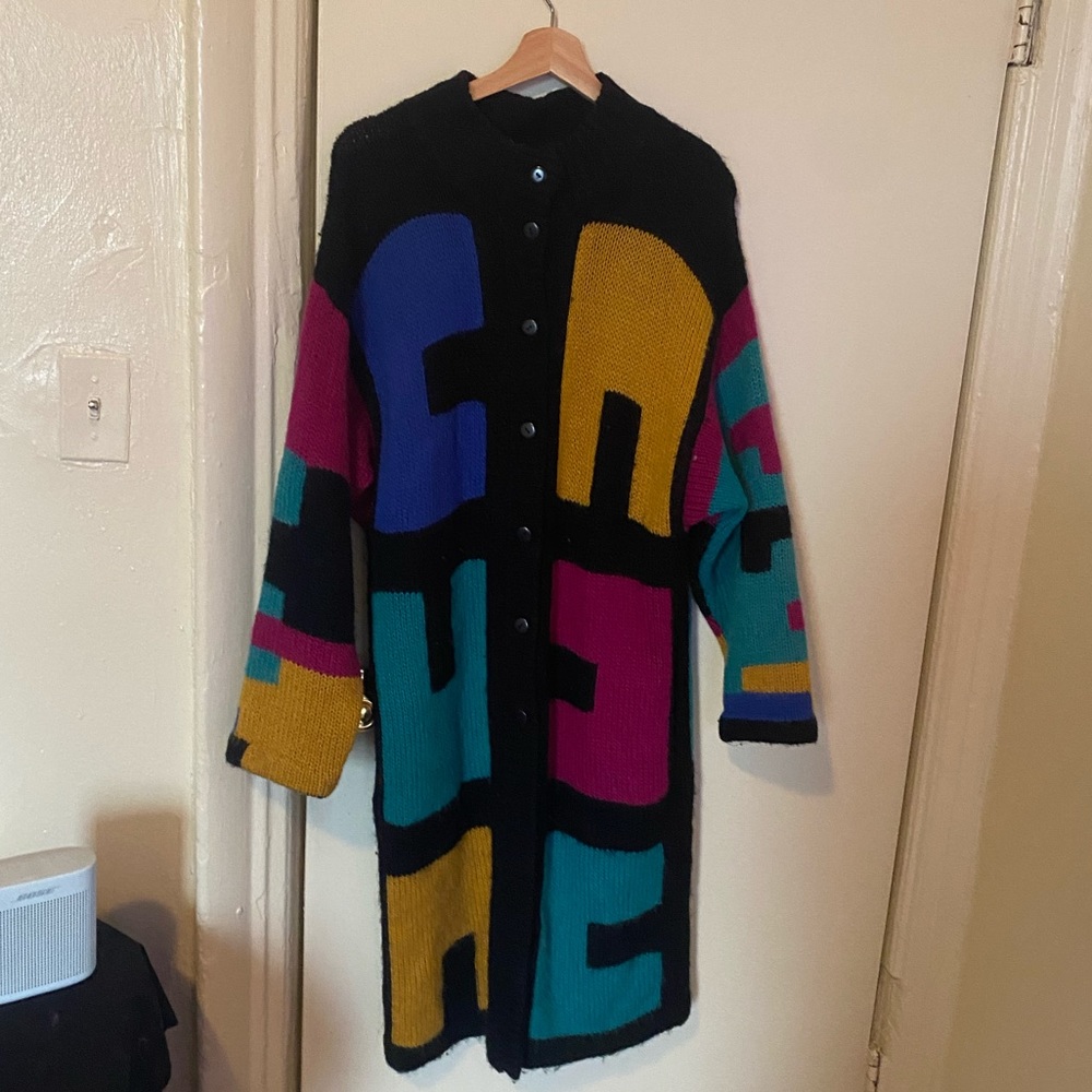 VINTAGE 80s wool duster